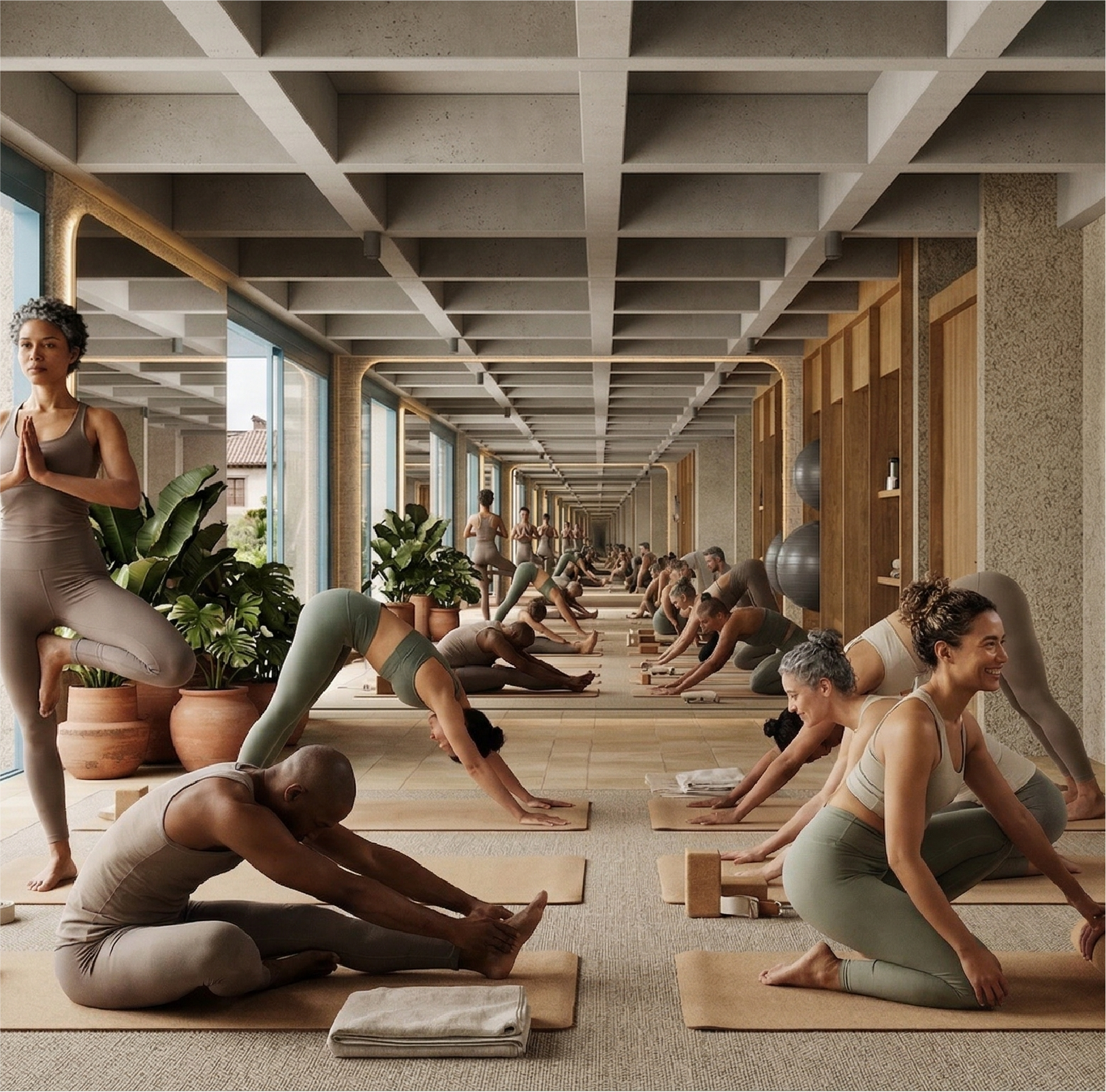 Espacio de bienestar y wellness en Magnolia, proyecto de renta corta en Medellín Laureles
